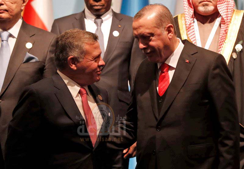 الملك عبدالله الثاني والرئيس أردوغان